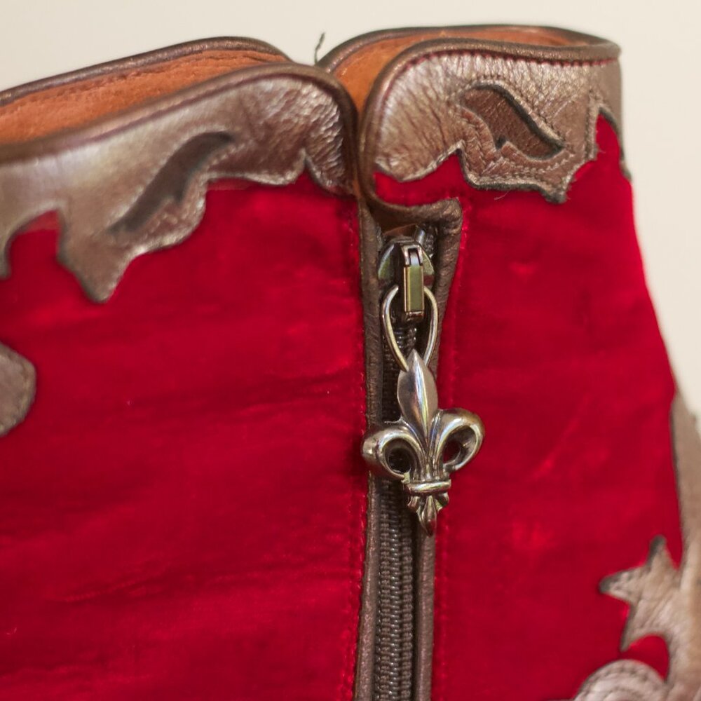 Donald Pliner Western Couture Boots Women’s 7.5 - Picture 3 of 9